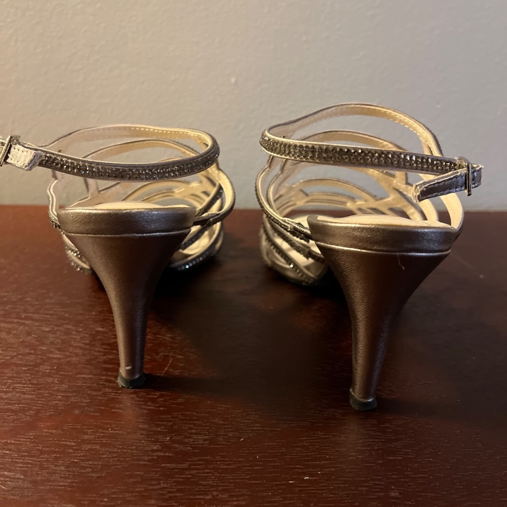 Caparros Harmonica Silver Caged Heel Sandals - Wo… - image 5